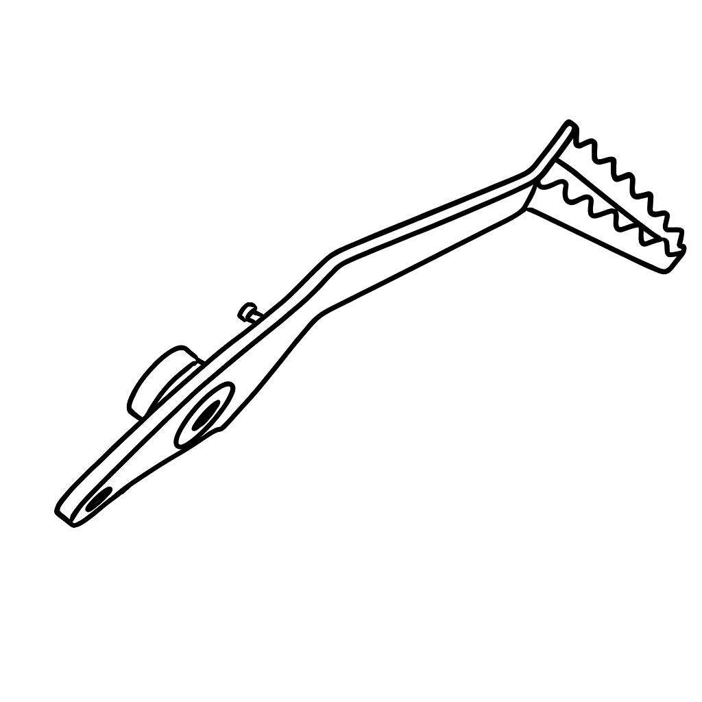 Rear Brake Lever / Pedal - OEM
